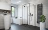 Radaway Essenza Black Kdj+S kabina 90x80x90cm lewa szkło przejrzyste 1384050-01-01/1385021-54-01L/1384050-01-01
